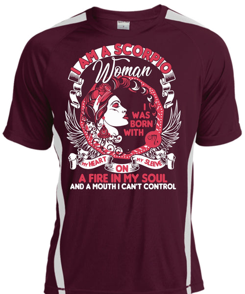 I Am A Scorpio Woman T Shirt, Fire In My Soul T Shirt, Cool Shirt
