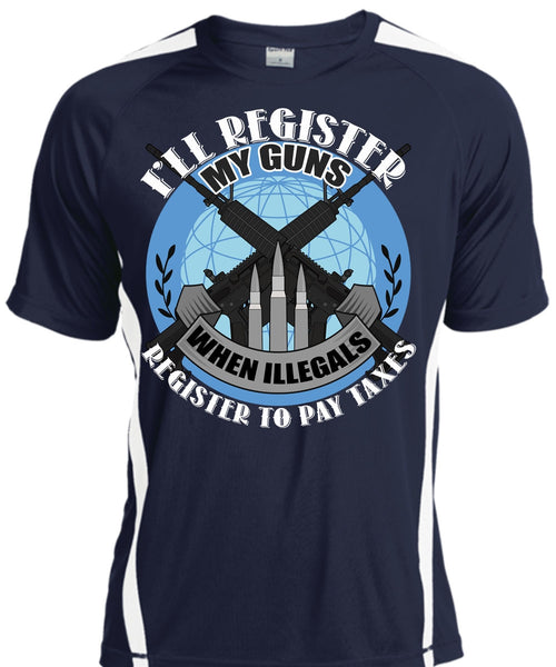 I'll Register My Guns T Shirt, Being A Veteran T Shirt, Cool Shirt