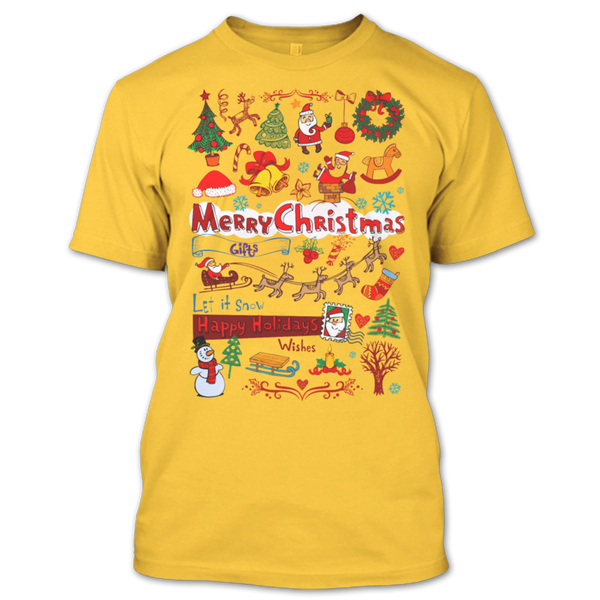 A black t-shirt with the shopify logo