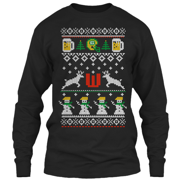 A black t-shirt with the shopify logo