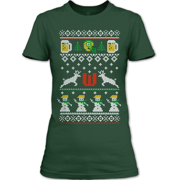 A black t-shirt with the shopify logo