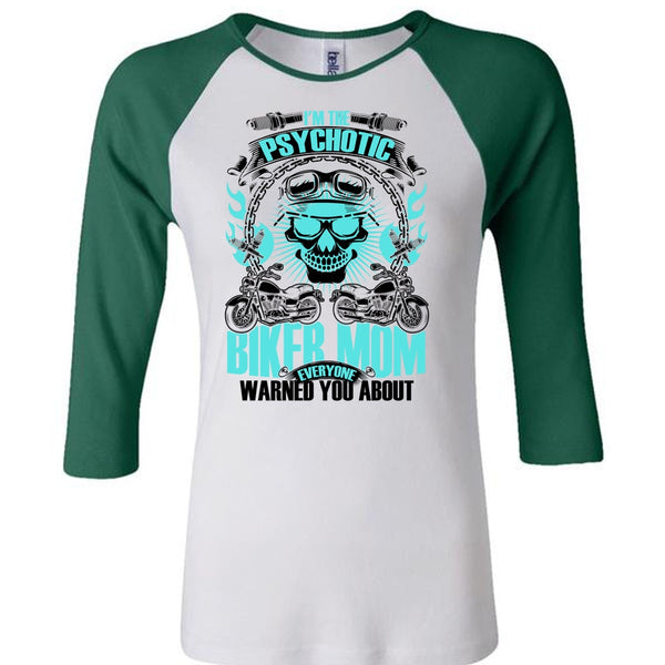 I'm The Psychotic Biker Mom T Shirt, I Love Biking T Shirt, Awesome T-Shirts