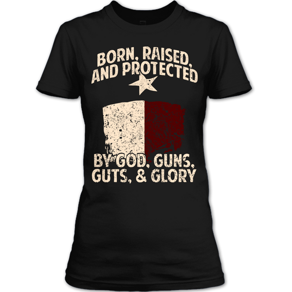 A black t-shirt with the shopify logo