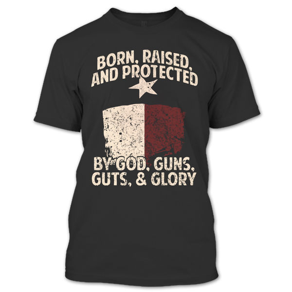 A black t-shirt with the shopify logo