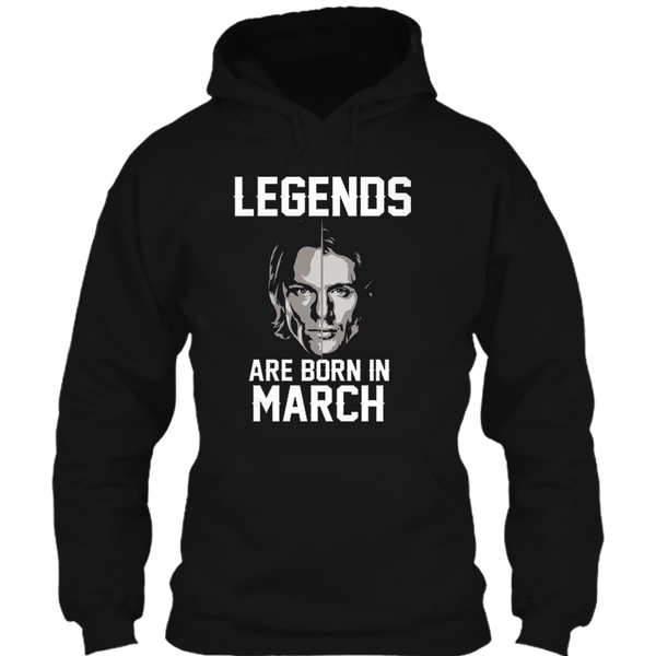 A black t-shirt with the shopify logo