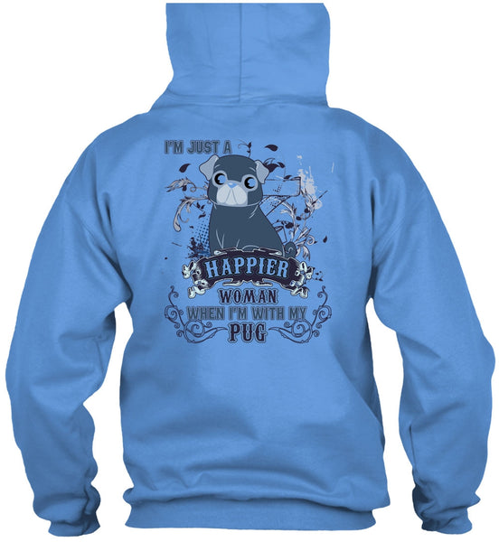 I'm With My Pug T Shirt, I Love Pug T Shirt