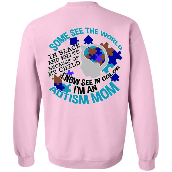 I Love Mom T Shirt, I'm An Autism Mom Sweatshirt