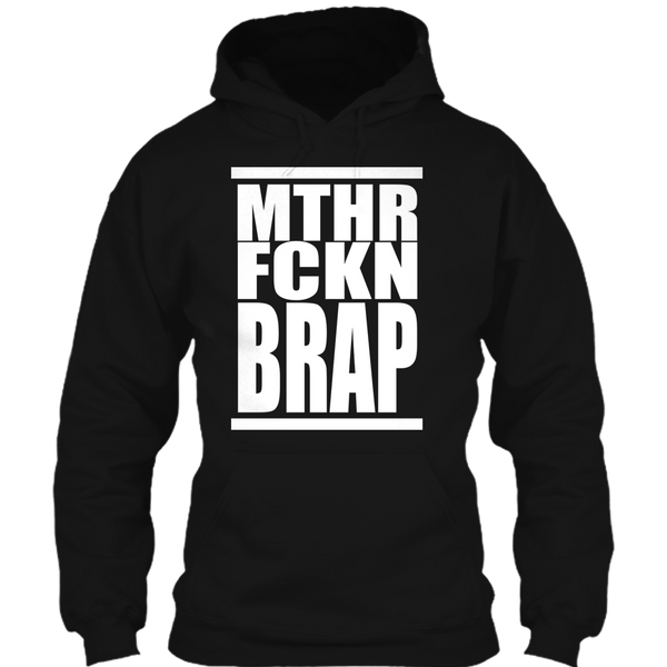 A black t-shirt with the shopify logo