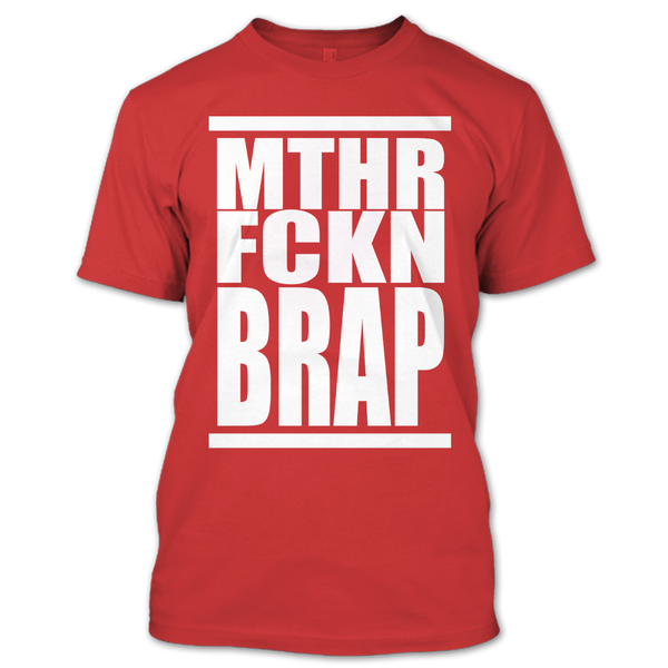 A black t-shirt with the shopify logo