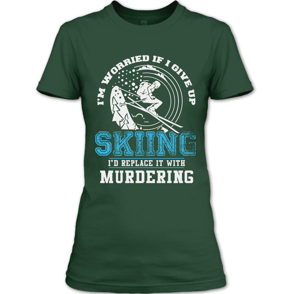 A black t-shirt with the shopify logo