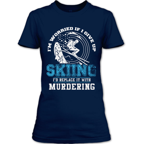 A black t-shirt with the shopify logo