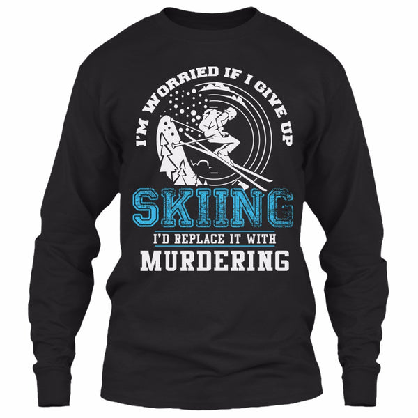 A black t-shirt with the shopify logo