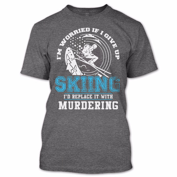 A black t-shirt with the shopify logo