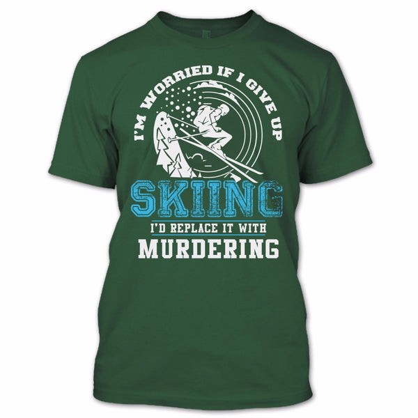 A black t-shirt with the shopify logo