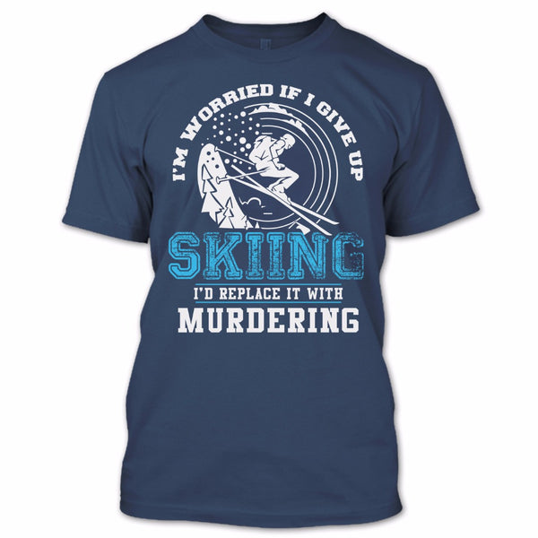 A black t-shirt with the shopify logo