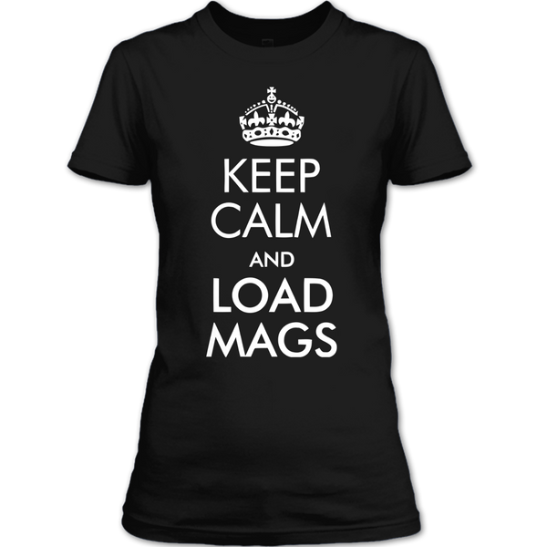 A black t-shirt with the shopify logo