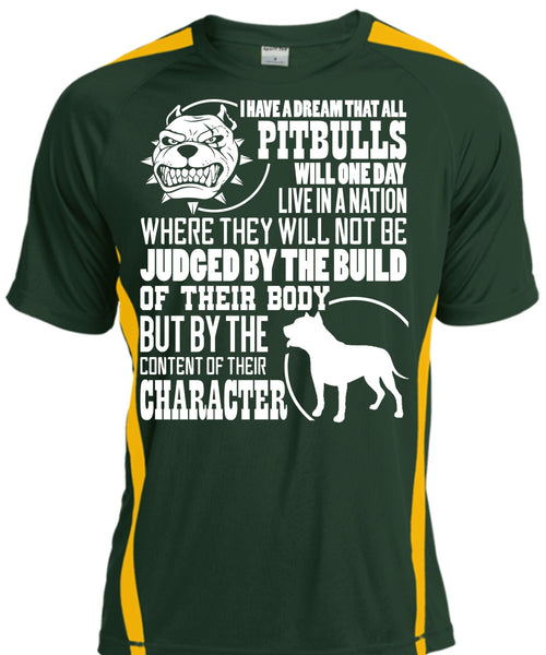 I Have A Dream That All Pit Bulls T Shirt, Judge By The Build T Shirt, Cool Shirt