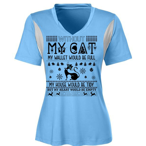 Without My Cat My Wallet Would Be Full T Shirt, I Love My Cat T Shirt, Awesome T-Shirts