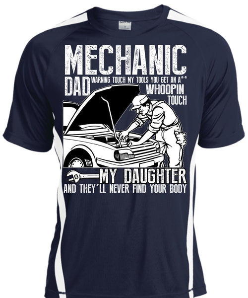 Mechanic Dad T Shirt, My Daughter T Shirt, Cool Shirt