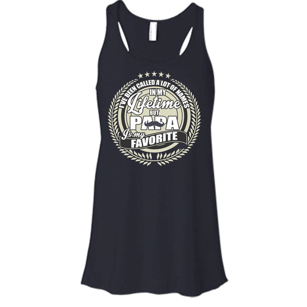 Papa Is My Favorite Name T Shirt, Coolest Papa Ever Tank Top