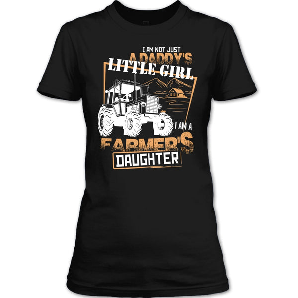 Just A Daddy's Littile Girl T Shirt, I'm A Farmer's Girl T Shirt