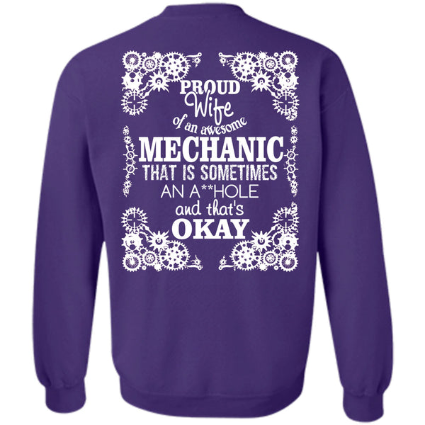 Being A Mechanic T Shirt, I Love My Husband Sweatshirt