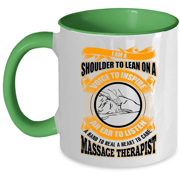 Cool Massage Therapist Coffee Mug, I Am A Massage Therapist Accent Mug