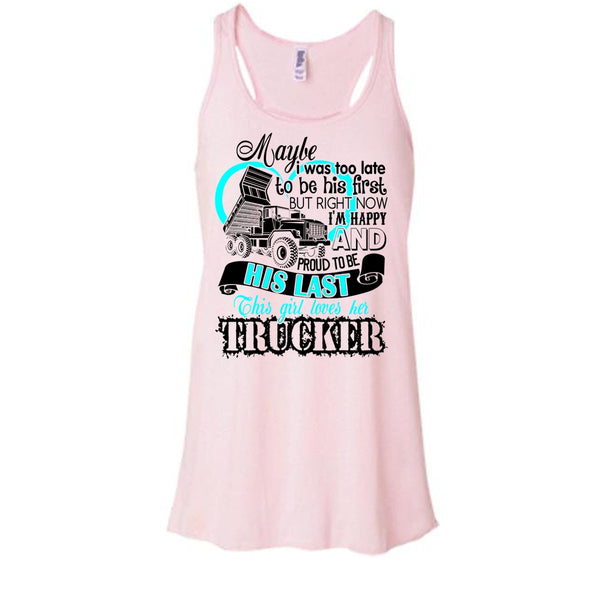 This Girls Loves Her Trucker T Shirt, I Love my Trucker Tank Top