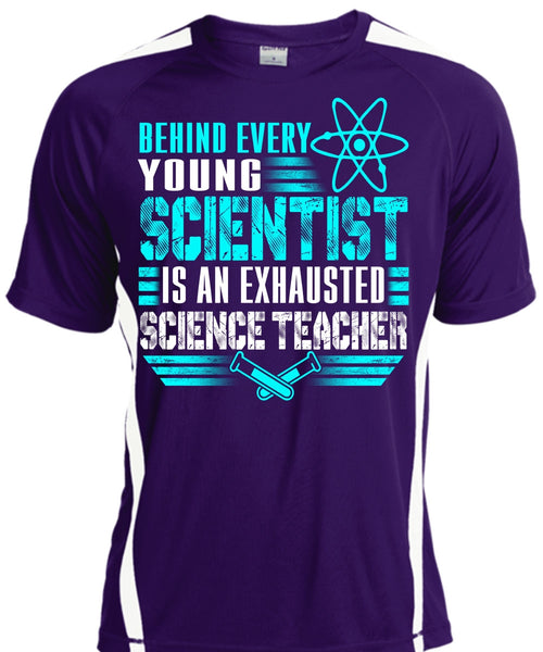 Behind Every Young Scientist T Shirt, Science Teacher T Shirt, Cool Shirt
