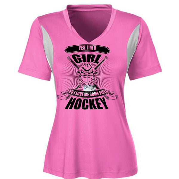 I'm A Girl T Shirt, I Love Hockey T Shirt, Awesome T-Shirts