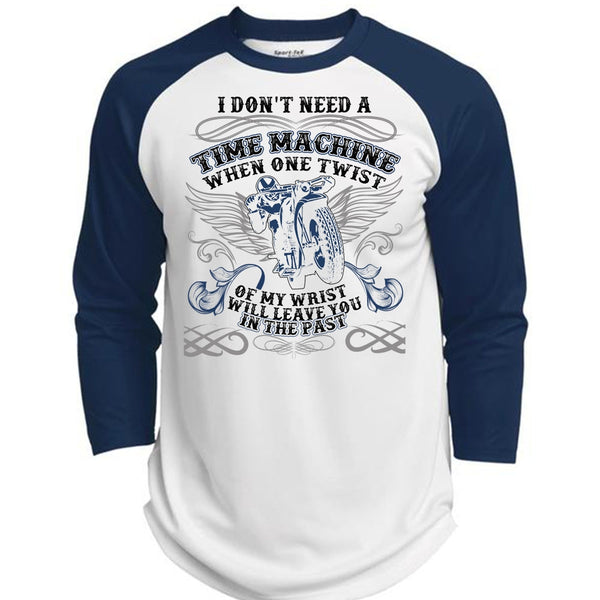 I Don't Need A Time Machine T Shirt, I Love Biking T Shirt, Awesome T-Shirts  (Polyester Game Baseball Jersey)