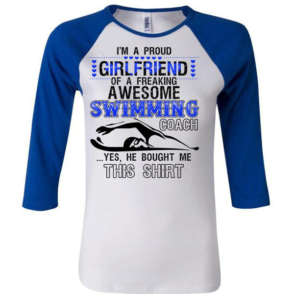 I'm A Proud Girlfriend T Shirt, I Love Swimming T Shirt, Awesome T-Shirts