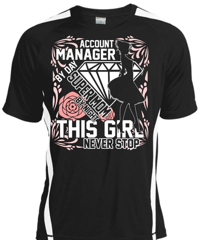 A black t-shirt with the shopify logo