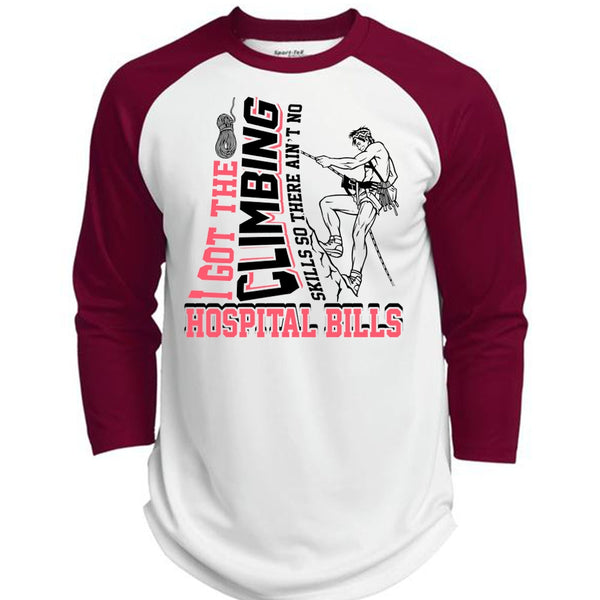I Got The Climbing T Shirt, I Love Climbing T Shirt, Awesome T-Shirts  (Polyester Game Baseball Jersey)