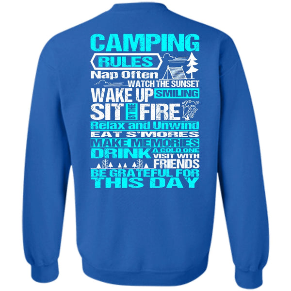 Wake Up Smiling T Shirt, I Love Camping Sweatshirt