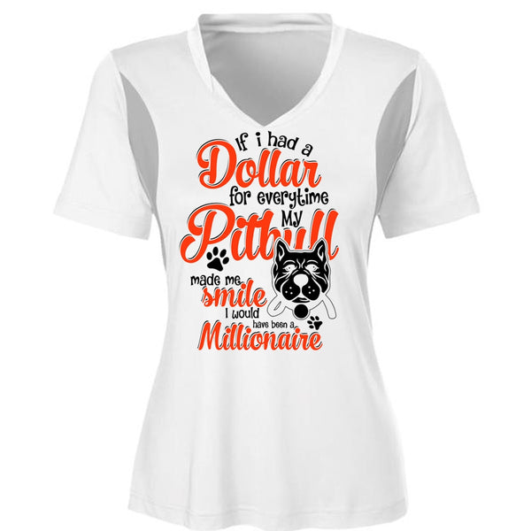 I Had A Dollar For Everytime My Pit Bull T Shirt, I Love Dog T Shirt, Awesome T-Shirts