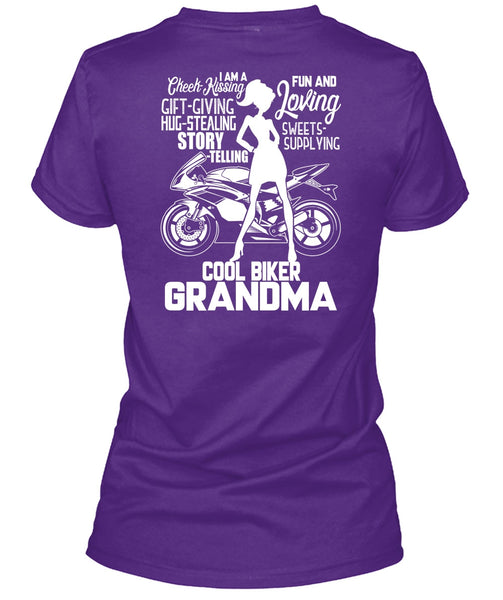 Cool Biker Grandma T Shirt, Being A Biker T Shirt