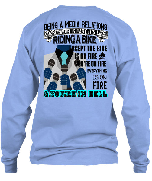 Being A Media Relations Coordinator Is Easy T Shirt, Being A Coordinator T Shirt