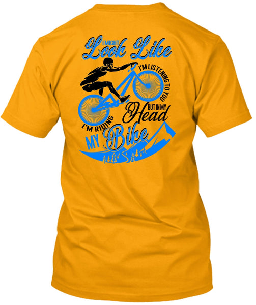 I'm Riding My Bike T Shirt, I Love Biker T Shirt