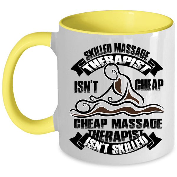 Cheap Massage Therapist Coffee Mug, Skilled Massage Therapist Accent Mug