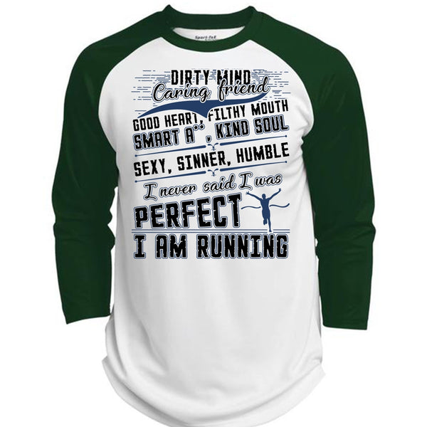 I Am Running T Shirt, I Love Running T Shirt, Awesome T-Shirts  (Polyester Game Baseball Jersey)