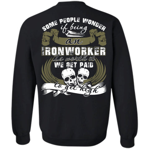 A black t-shirt with the shopify logo