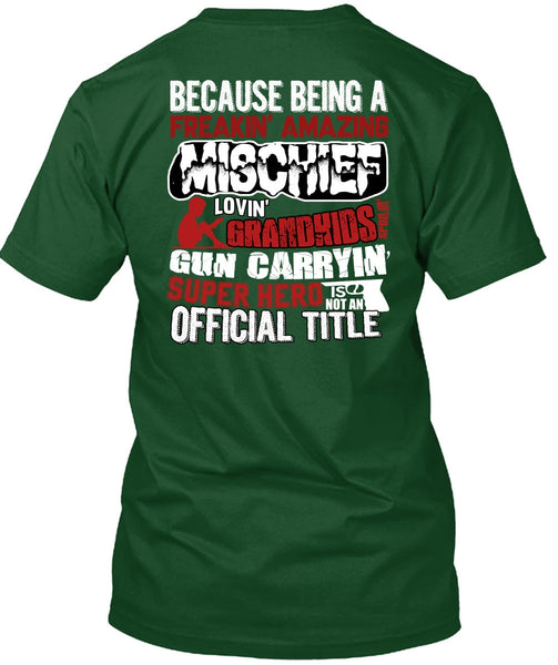 Loving Grandkids T Shirt, Official Title T Shirt