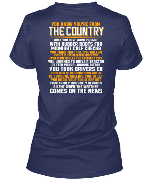 You're From The Country T Shirt, Being A Veteran T Shirt