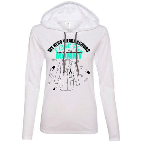 A black t-shirt with the shopify logo