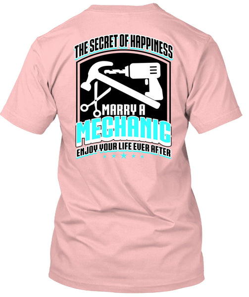 Marry A Mechanic T Shirt, I Love Mechanic T Shirt