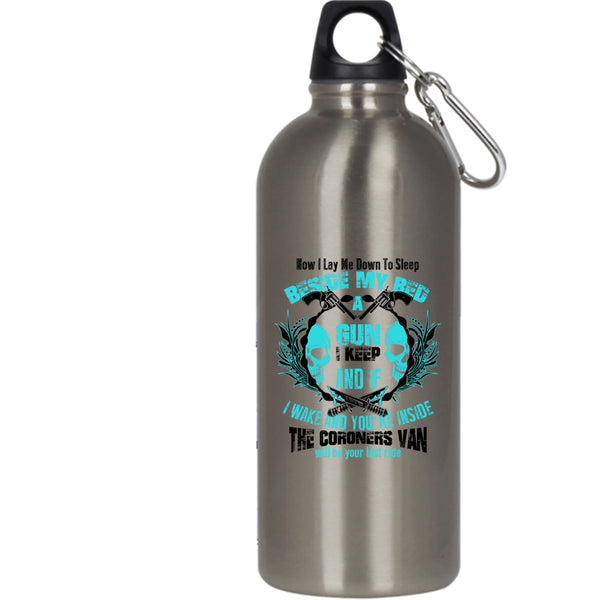 Awesome Gunner 20 oz Stainless Steel Bottle,Funny Gift For Gun Owner Outdoor Sports Water Bottle