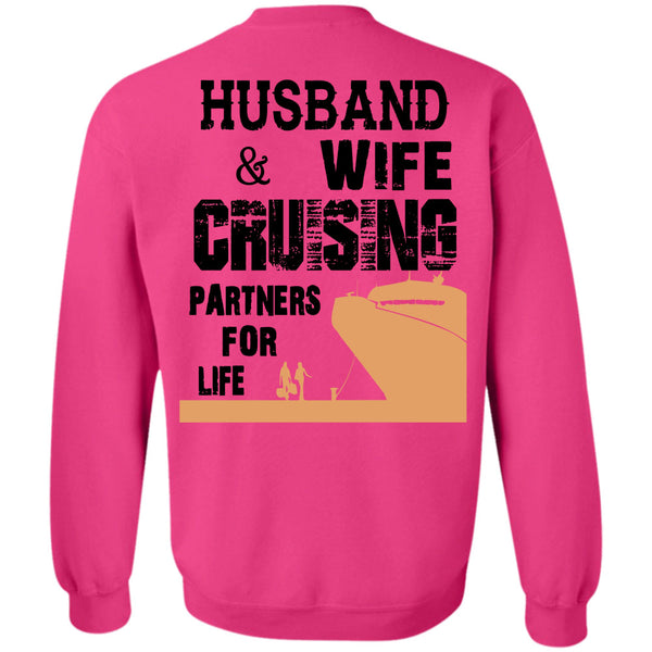 Being A Husband T Shirt, Husband And Wife Cruising Partners For Life Sweatshirt