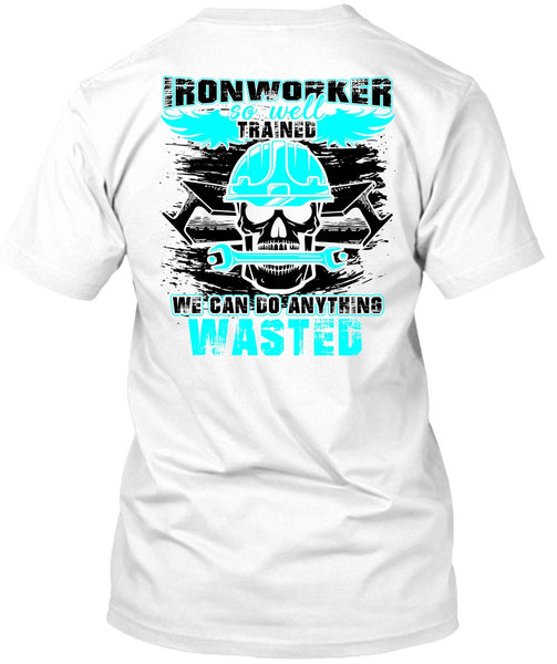 A black t-shirt with the shopify logo