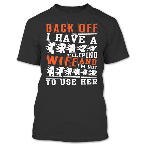 A black t-shirt with the shopify logo